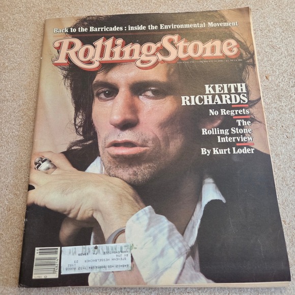 Rolling Stone Magazine Other - Rolling Stone Magazine Keith Richards Issue 356 November 12 1981 Vintage Music